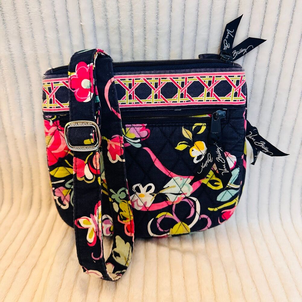 Vera Bradley Lizzy Ribbons Crossbody Bag